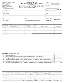 Fill a Valid Connecticut Au 738 Template
