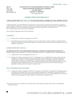Fill a Valid Connecticut Ed 177 Template