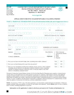 Fill a Valid Connecticut Ed 185 Template