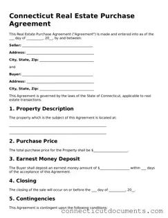 Attorney-Verified Real Estate Purchase Agreement Form for the State of Connecticut