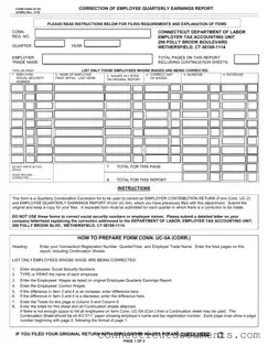 Fill a Valid Uc 2 Connecticut Template